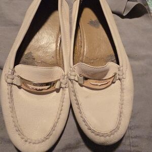COACH Ivory/Cream Womens Loafers Size 11